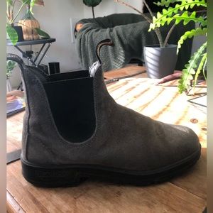 Blundstone 1910 women’s originals steel grey Chelsea boots waterproof suede